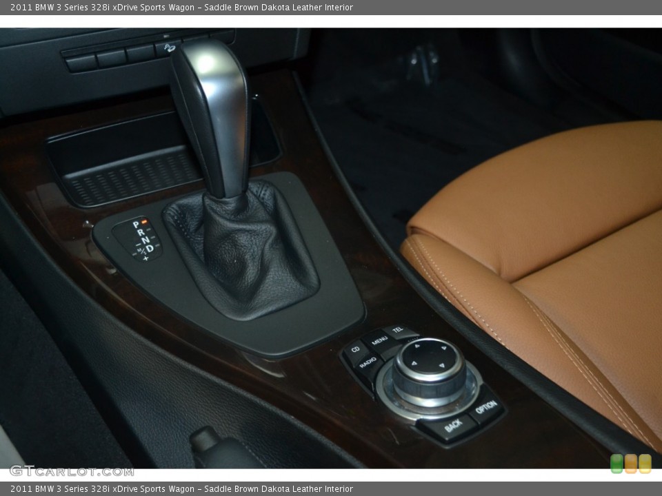 Saddle Brown Dakota Leather Interior Transmission for the 2011 BMW 3 Series 328i xDrive Sports Wagon #107978654