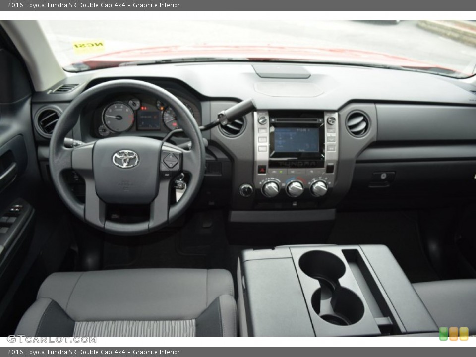Graphite Interior Dashboard for the 2016 Toyota Tundra SR Double Cab 4x4 #107980580