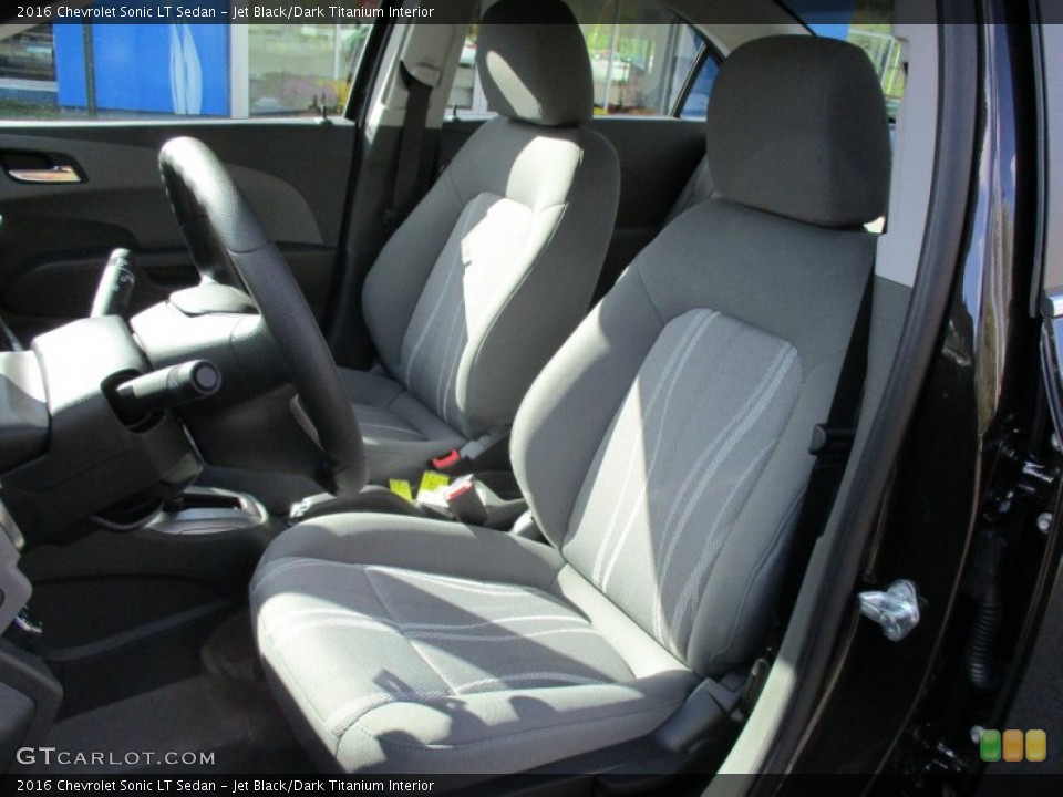 Jet Black/Dark Titanium Interior Photo for the 2016 Chevrolet Sonic LT Sedan #107983955