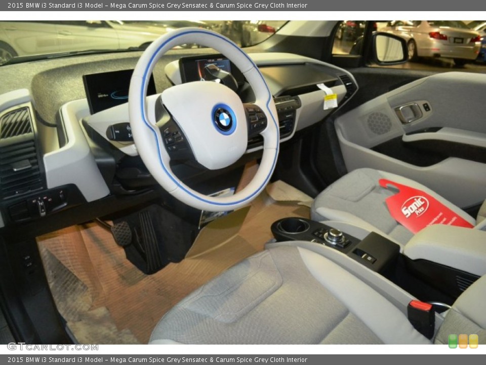 Mega Carum Spice Grey Sensatec & Carum Spice Grey Cloth Interior Prime Interior for the 2015 BMW i3  #107986607