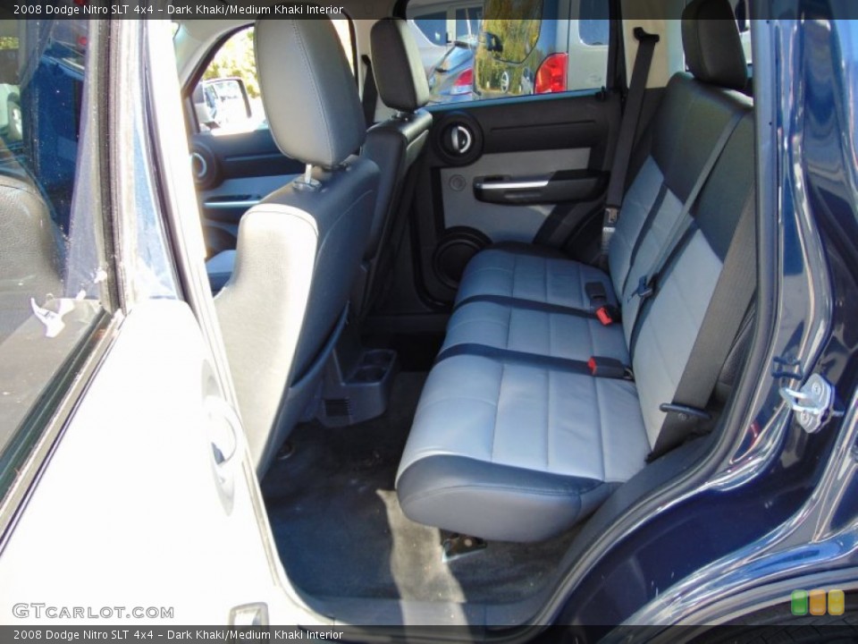 Dark Khaki/Medium Khaki Interior Rear Seat for the 2008 Dodge Nitro SLT 4x4 #107991911