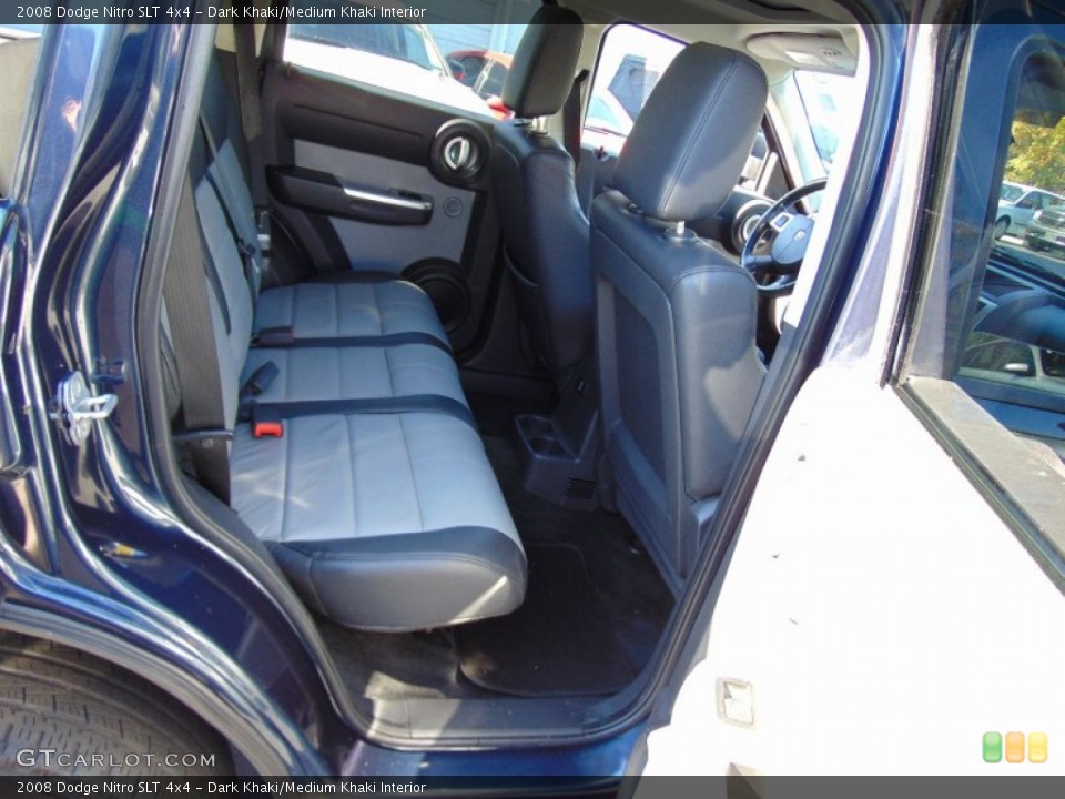 Dark Khaki/Medium Khaki Interior Rear Seat for the 2008 Dodge Nitro SLT 4x4 #107991938