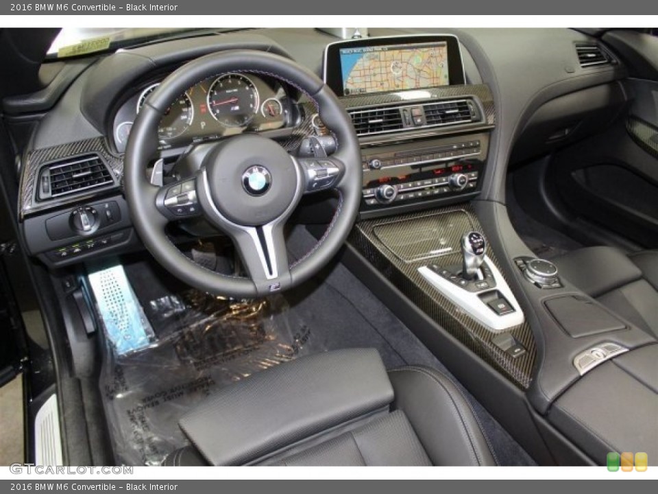 Black Interior Prime Interior for the 2016 BMW M6 Convertible #107992367