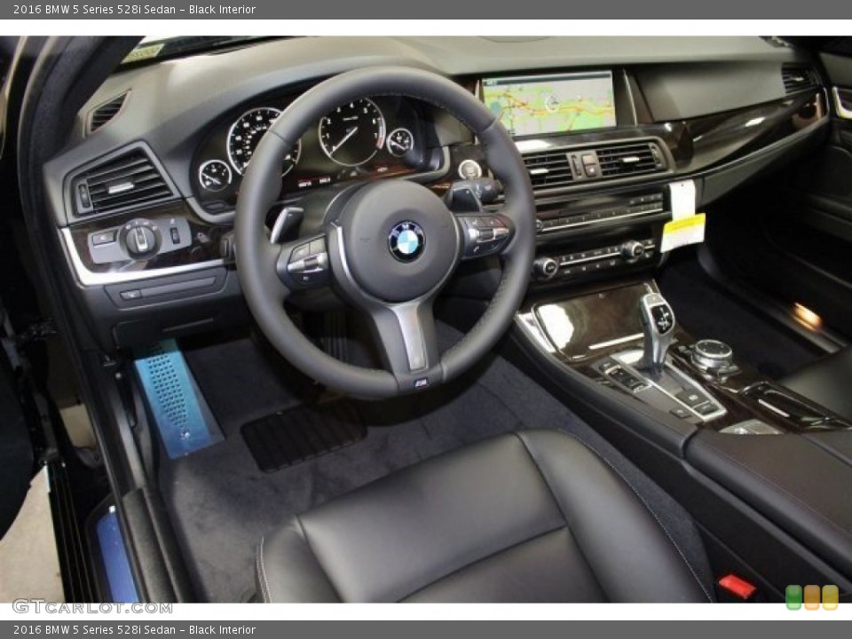 Black Interior Photo for the 2016 BMW 5 Series 528i Sedan #107992562