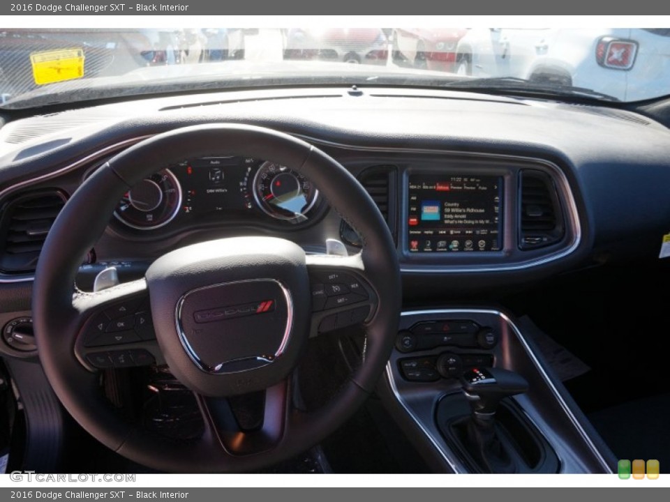 Black Interior Dashboard for the 2016 Dodge Challenger SXT #107992718