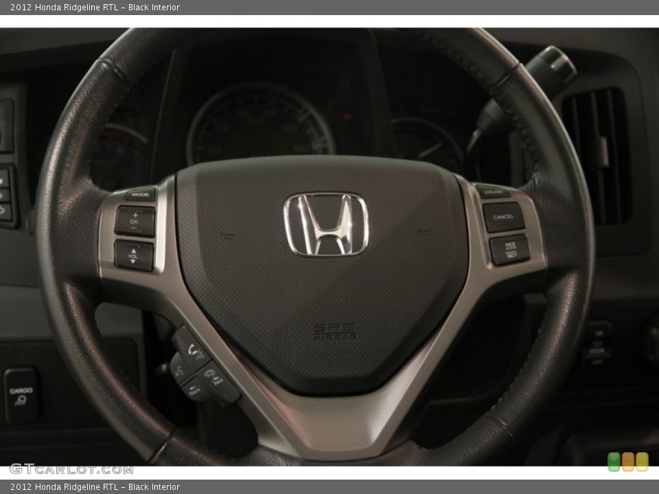 Black Interior Steering Wheel for the 2012 Honda Ridgeline RTL #107993321