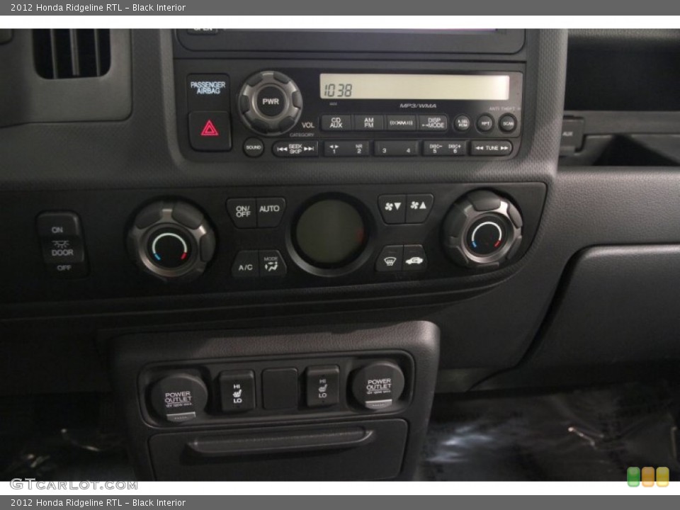 Black Interior Controls for the 2012 Honda Ridgeline RTL #107993518