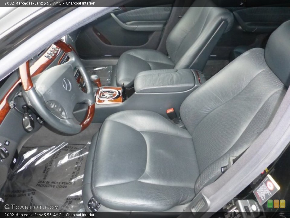 Charcoal 2002 Mercedes-Benz S Interiors