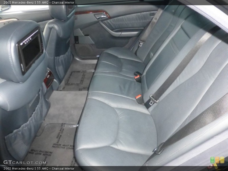 Charcoal Interior Rear Seat for the 2002 Mercedes-Benz S 55 AMG #107994719