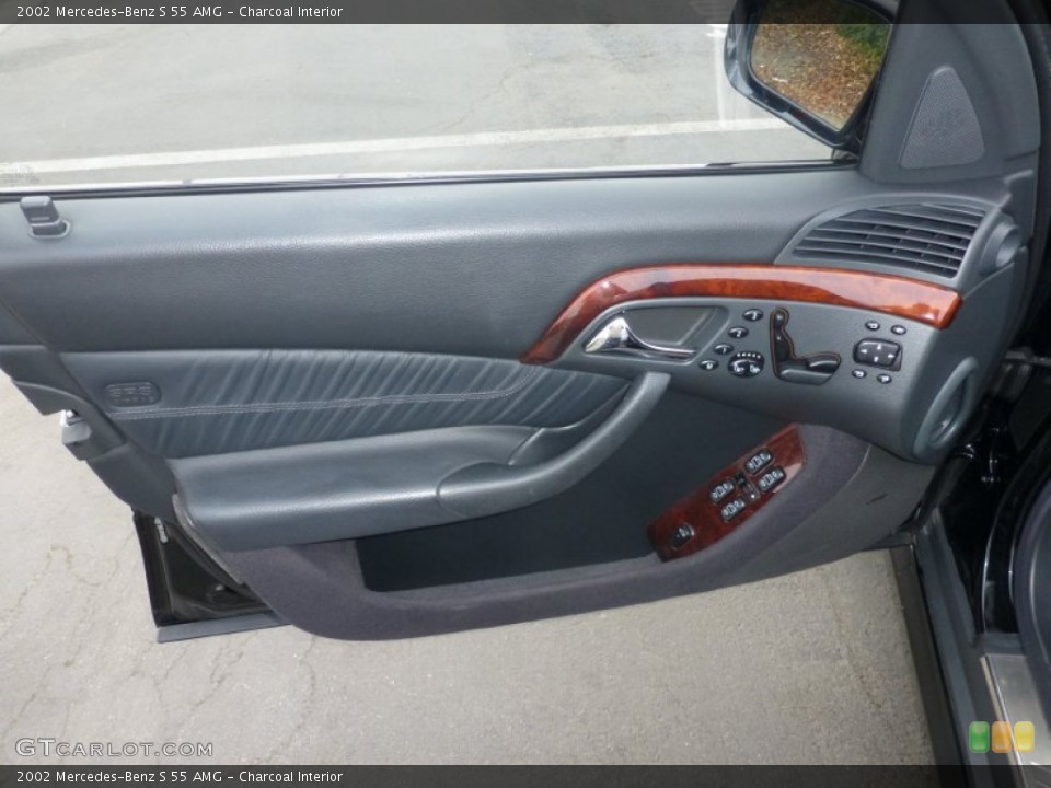 Charcoal Interior Door Panel for the 2002 Mercedes-Benz S 55 AMG #107995028