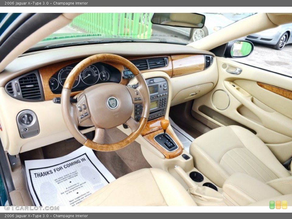 Champagne Interior Photo for the 2006 Jaguar X-Type 3.0 #107998715