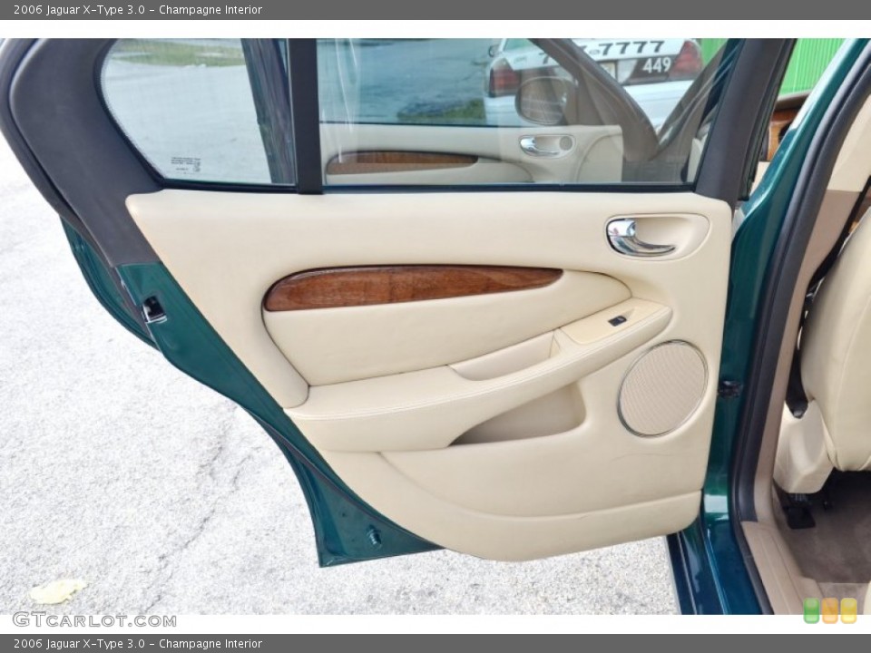 Champagne Interior Door Panel for the 2006 Jaguar X-Type 3.0 #107998733