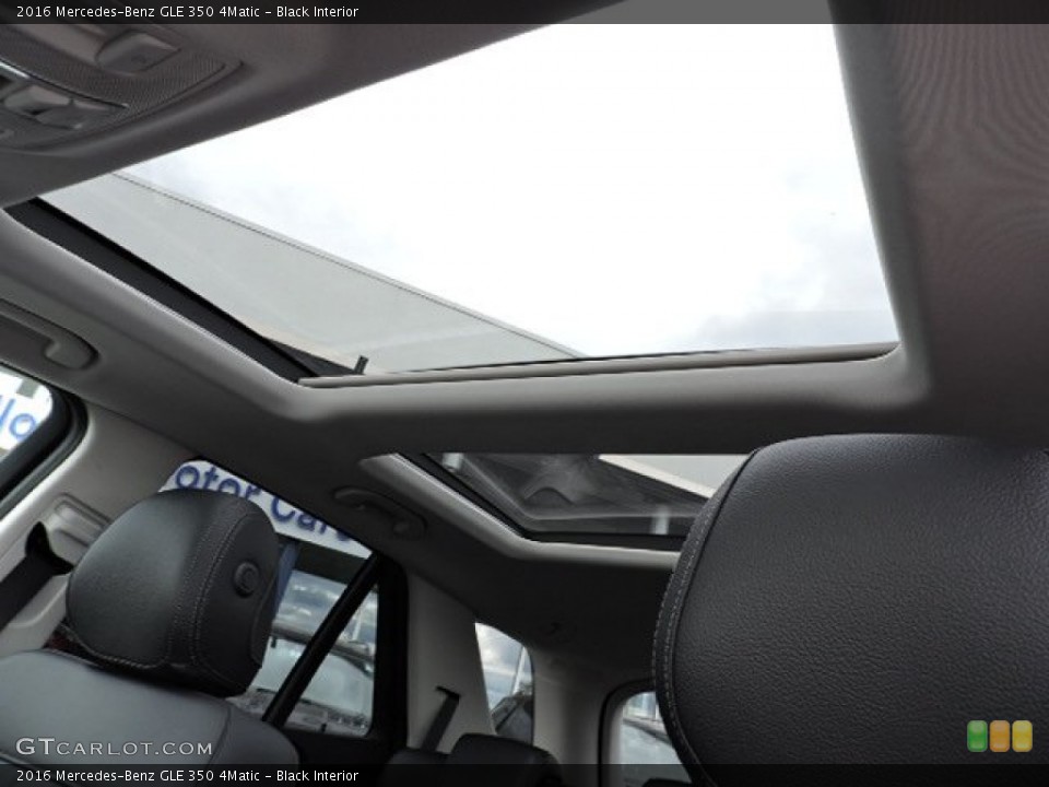 Black Interior Sunroof for the 2016 Mercedes-Benz GLE 350 4Matic #107999055