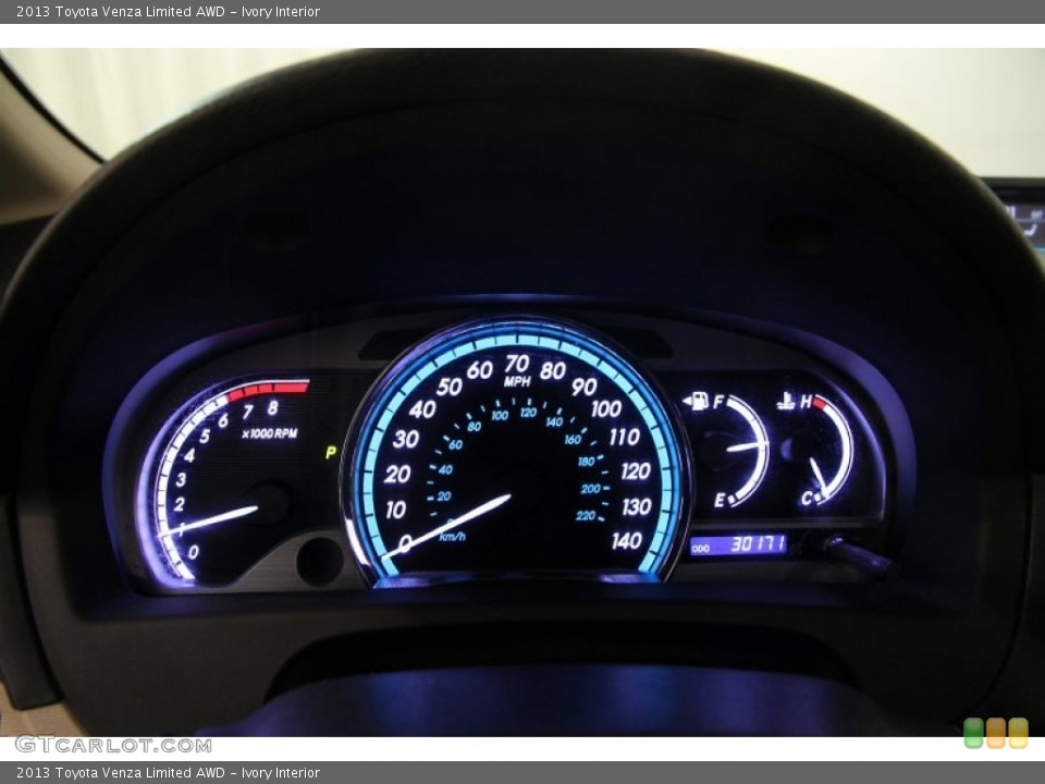 Ivory Interior Gauges for the 2013 Toyota Venza Limited AWD #107999672