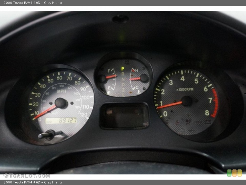 Gray Interior Gauges for the 2000 Toyota RAV4 4WD #108001997