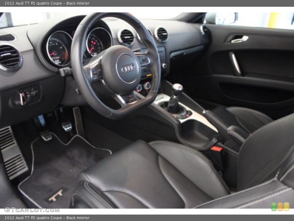 Black Interior Prime Interior for the 2012 Audi TT RS quattro Coupe #108016322