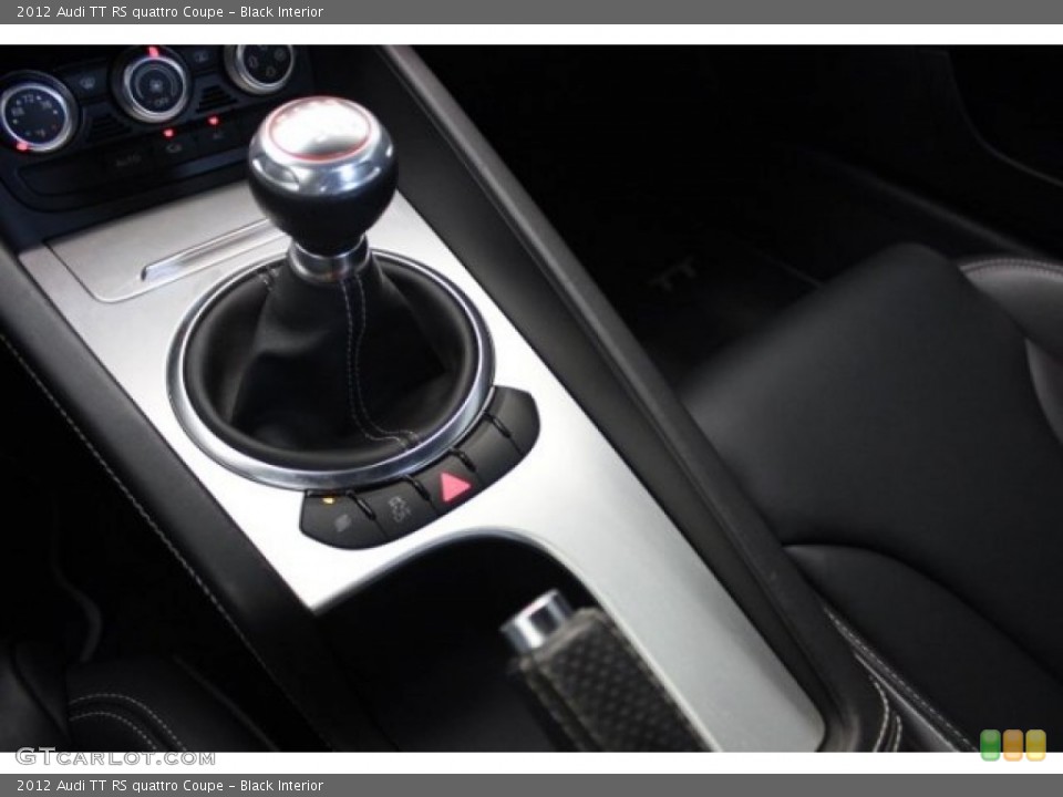Black Interior Transmission for the 2012 Audi TT RS quattro Coupe #108016382
