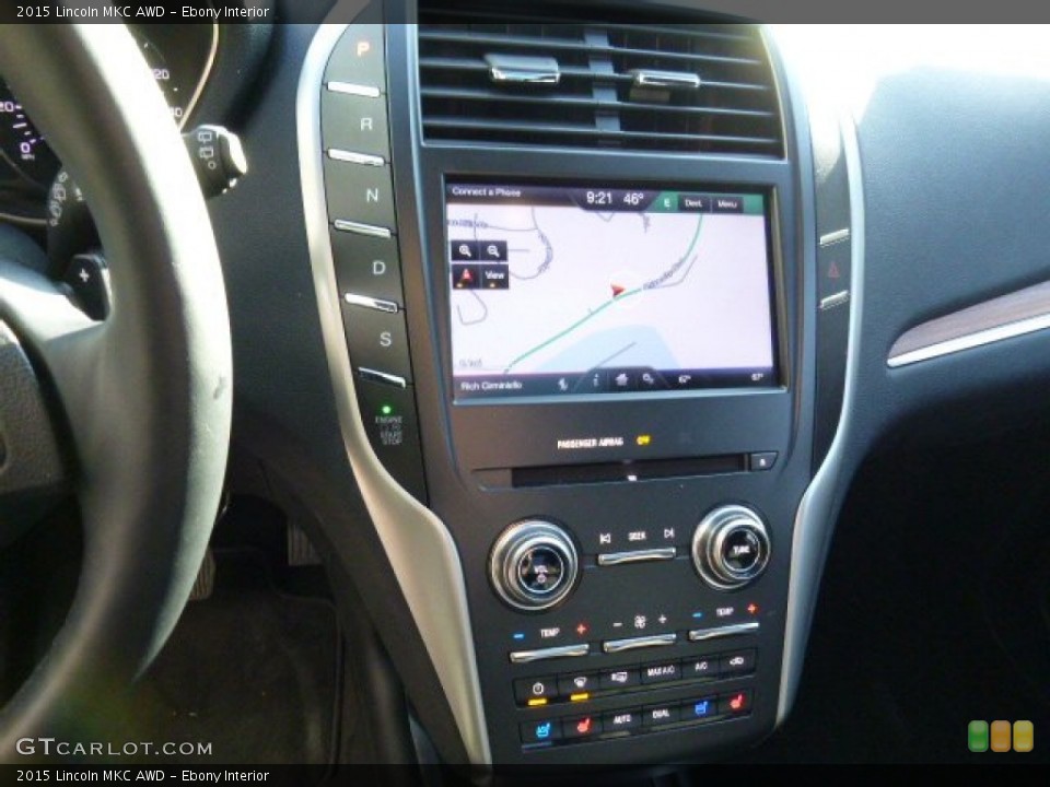Ebony Interior Controls for the 2015 Lincoln MKC AWD #108021446