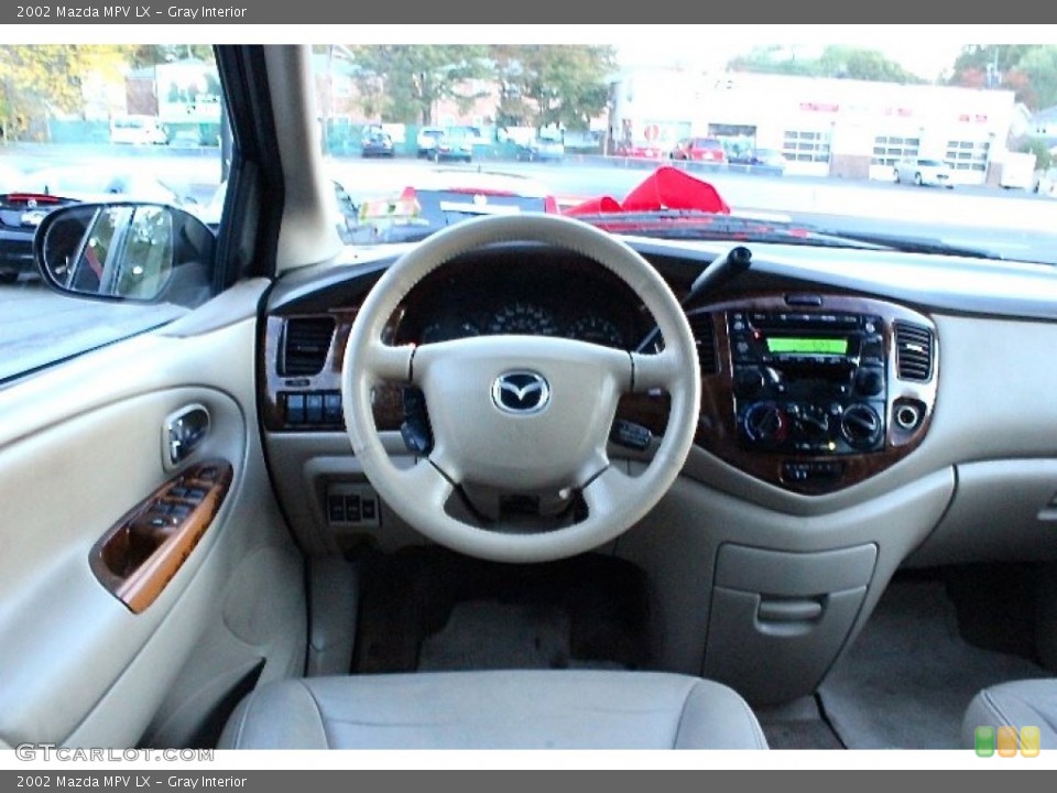 Gray Interior Dashboard for the 2002 Mazda MPV LX #108024120
