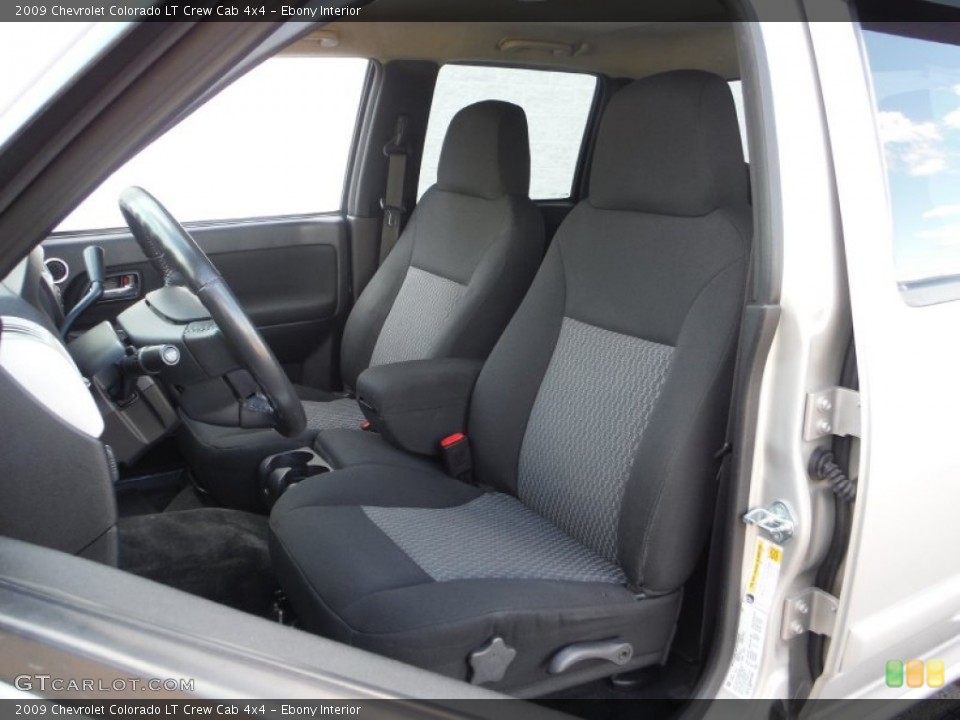 Ebony Interior Photo for the 2009 Chevrolet Colorado LT Crew Cab 4x4 #108038822