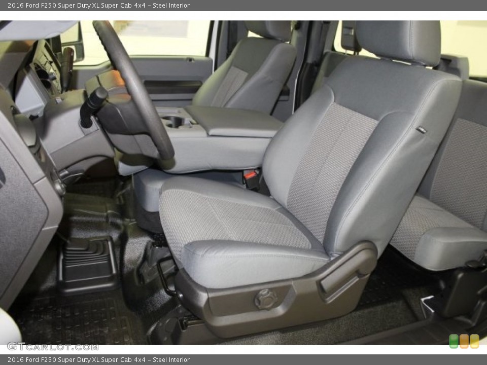 Steel Interior Photo for the 2016 Ford F250 Super Duty XL Super Cab 4x4 #108039356