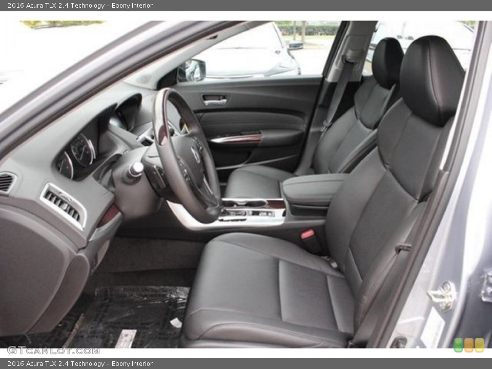 Ebony Interior Front Seat for the 2016 Acura TLX 2.4 Technology #108041444