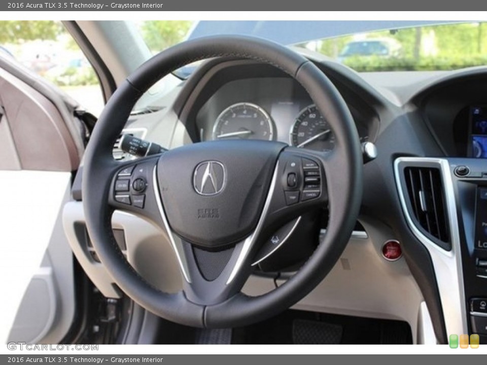 Graystone Interior Steering Wheel for the 2016 Acura TLX 3.5 Technology #108042704