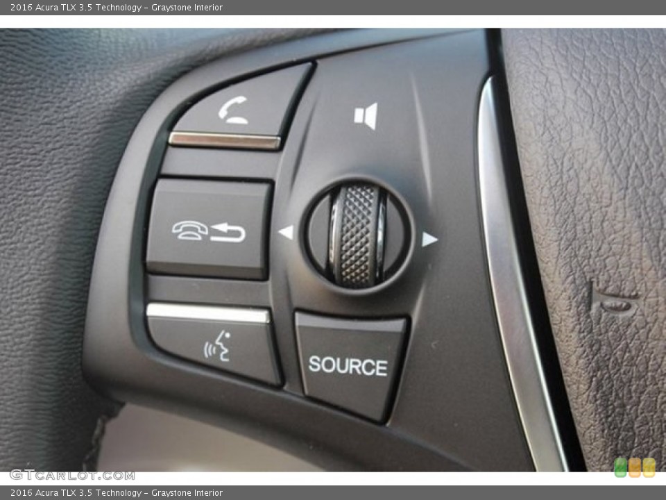 Graystone Interior Controls for the 2016 Acura TLX 3.5 Technology #108042758