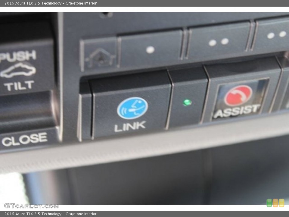 Graystone Interior Controls for the 2016 Acura TLX 3.5 Technology #108042815