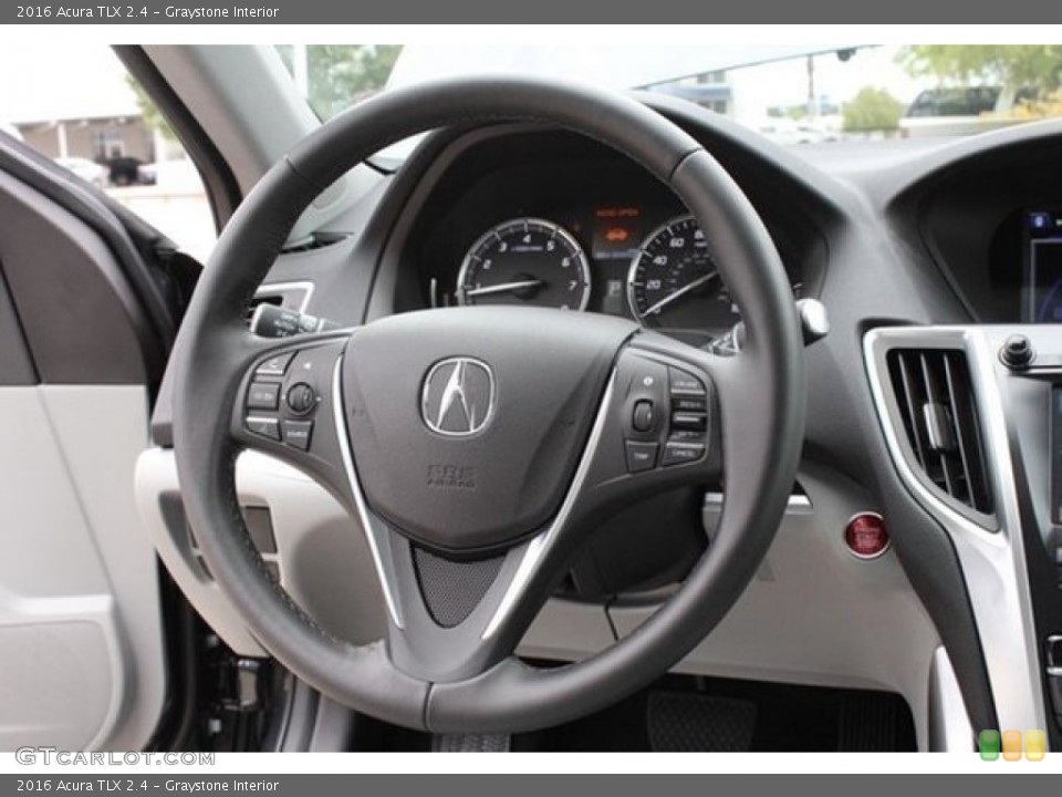 Graystone Interior Steering Wheel for the 2016 Acura TLX 2.4 #108043277