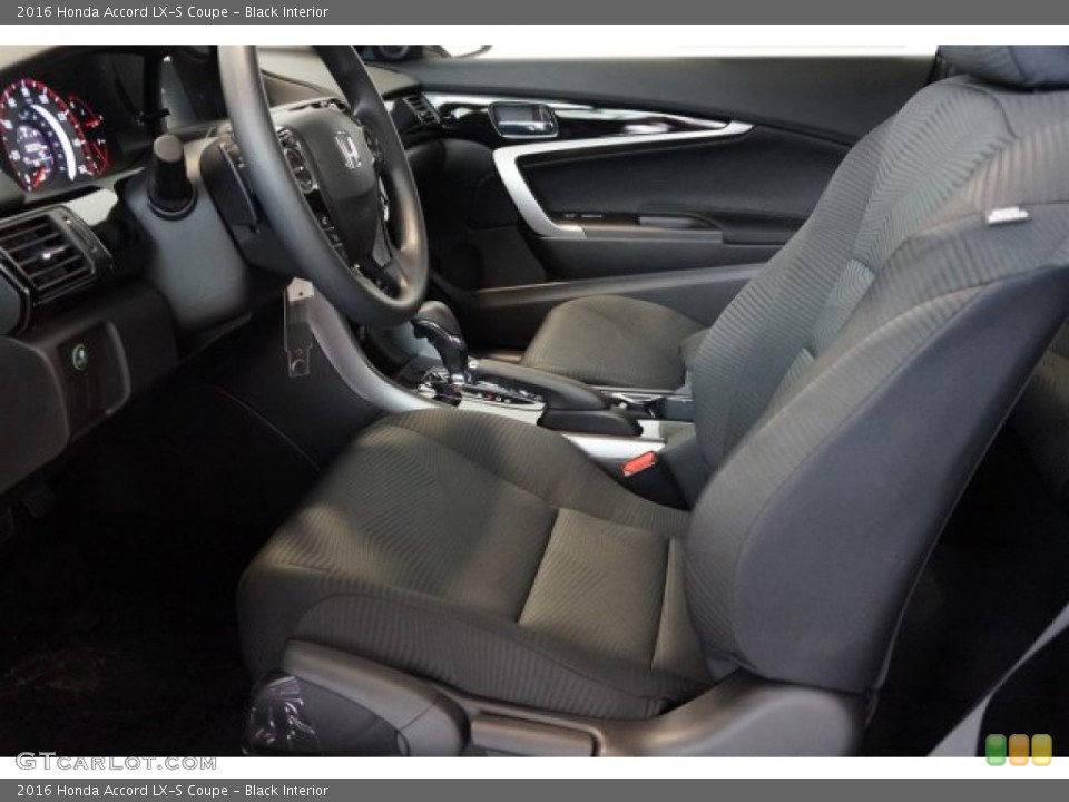 Black Interior Photo for the 2016 Honda Accord LX-S Coupe #108046460