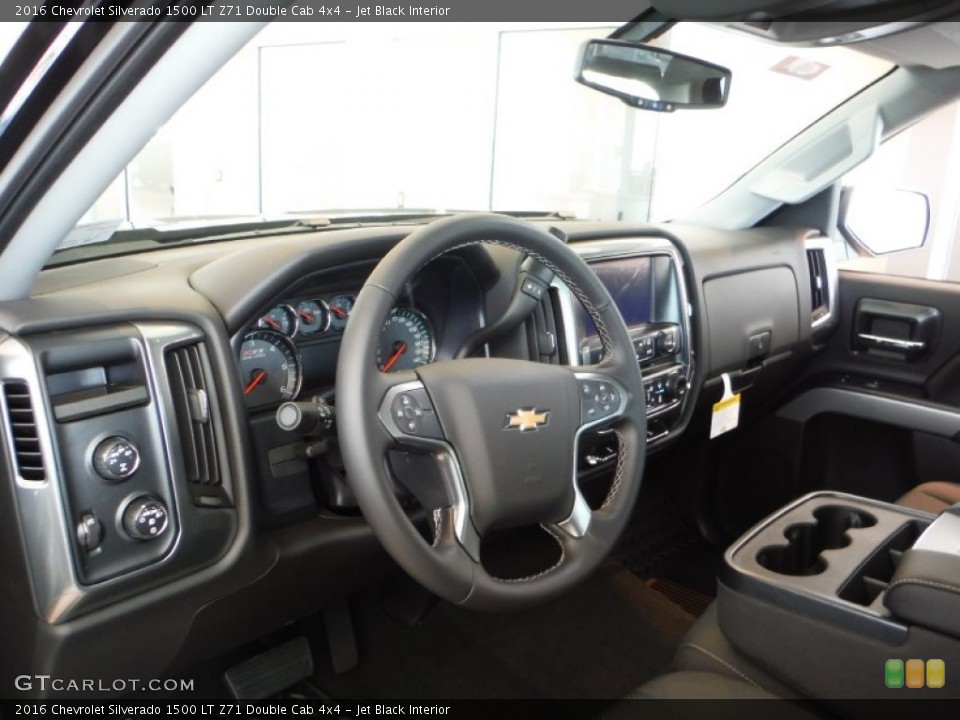 Jet Black Interior Prime Interior for the 2016 Chevrolet Silverado 1500 LT Z71 Double Cab 4x4 #108055787