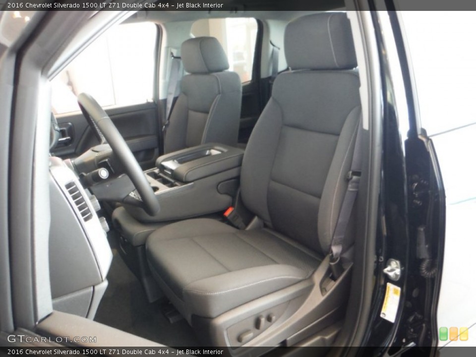 Jet Black Interior Front Seat for the 2016 Chevrolet Silverado 1500 LT Z71 Double Cab 4x4 #108055807
