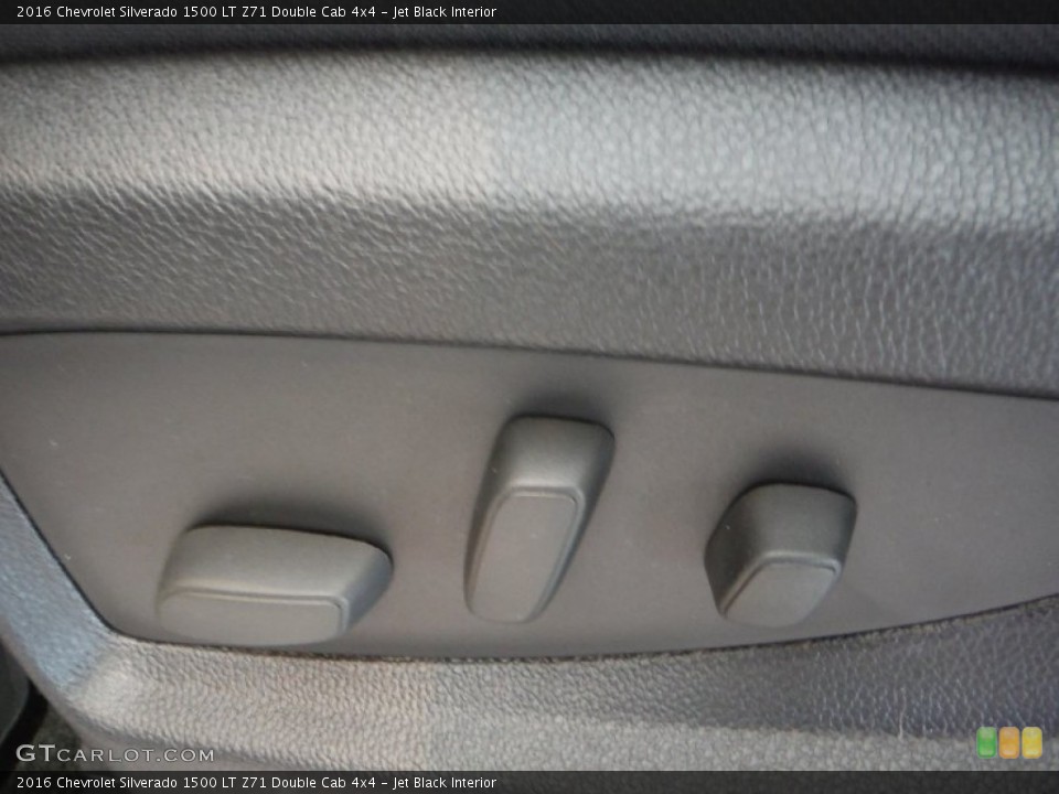 Jet Black Interior Controls for the 2016 Chevrolet Silverado 1500 LT Z71 Double Cab 4x4 #108055828