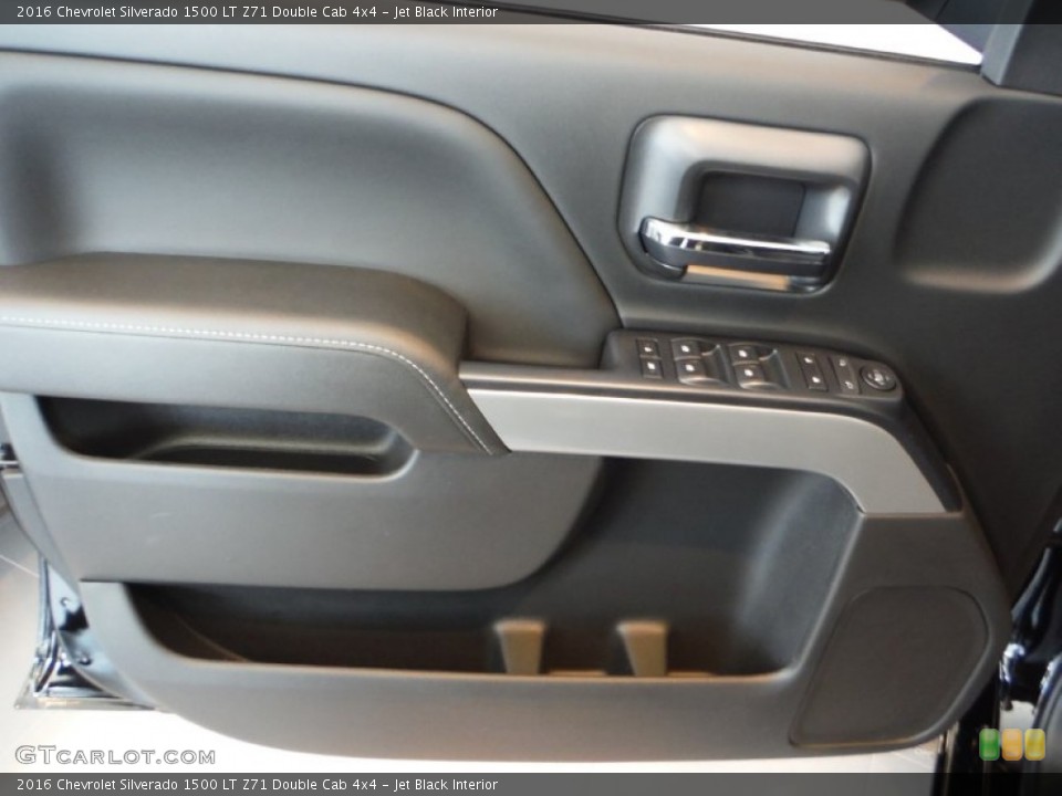 Jet Black Interior Door Panel for the 2016 Chevrolet Silverado 1500 LT Z71 Double Cab 4x4 #108055877