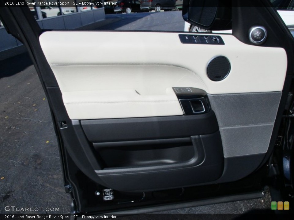 Ebony/Ivory Interior Door Panel for the 2016 Land Rover Range Rover Sport HSE #108057670