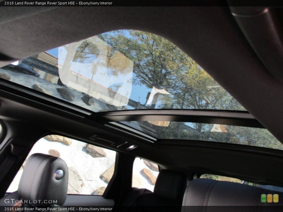 Ebony/Ivory Interior Sunroof for the 2016 Land Rover Range Rover Sport HSE #108057694