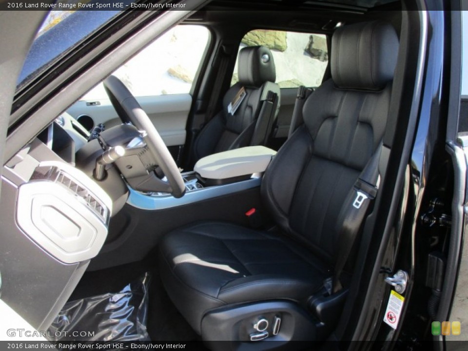 Ebony/Ivory Interior Front Seat for the 2016 Land Rover Range Rover Sport HSE #108057718