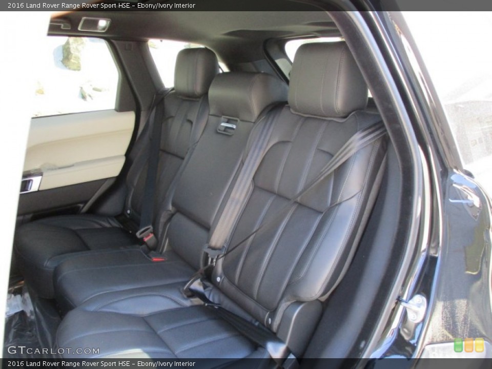 Ebony/Ivory Interior Rear Seat for the 2016 Land Rover Range Rover Sport HSE #108057742