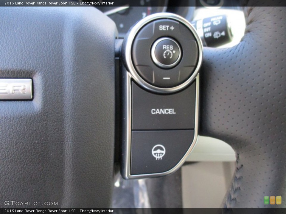 Ebony/Ivory Interior Controls for the 2016 Land Rover Range Rover Sport HSE #108057874