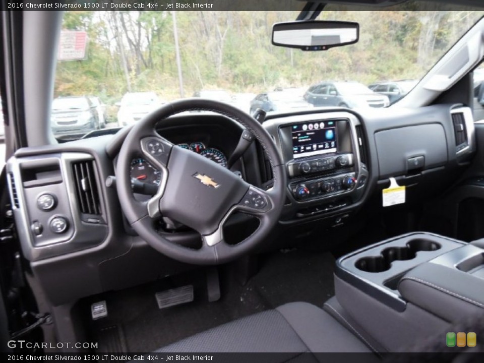 Jet Black Interior Prime Interior for the 2016 Chevrolet Silverado 1500 LT Double Cab 4x4 #108060659
