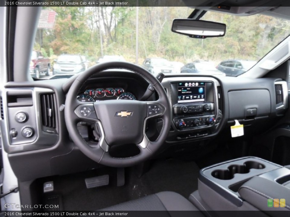 Jet Black Interior Prime Interior for the 2016 Chevrolet Silverado 1500 LT Double Cab 4x4 #108061097