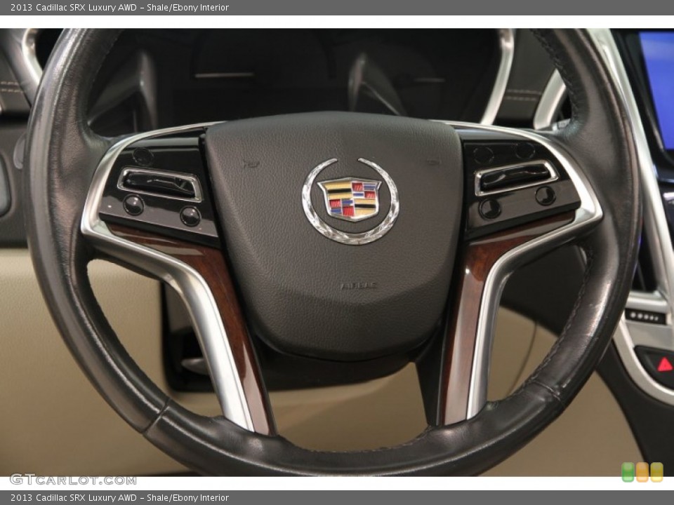 Shale/Ebony Interior Steering Wheel for the 2013 Cadillac SRX Luxury AWD #108062419