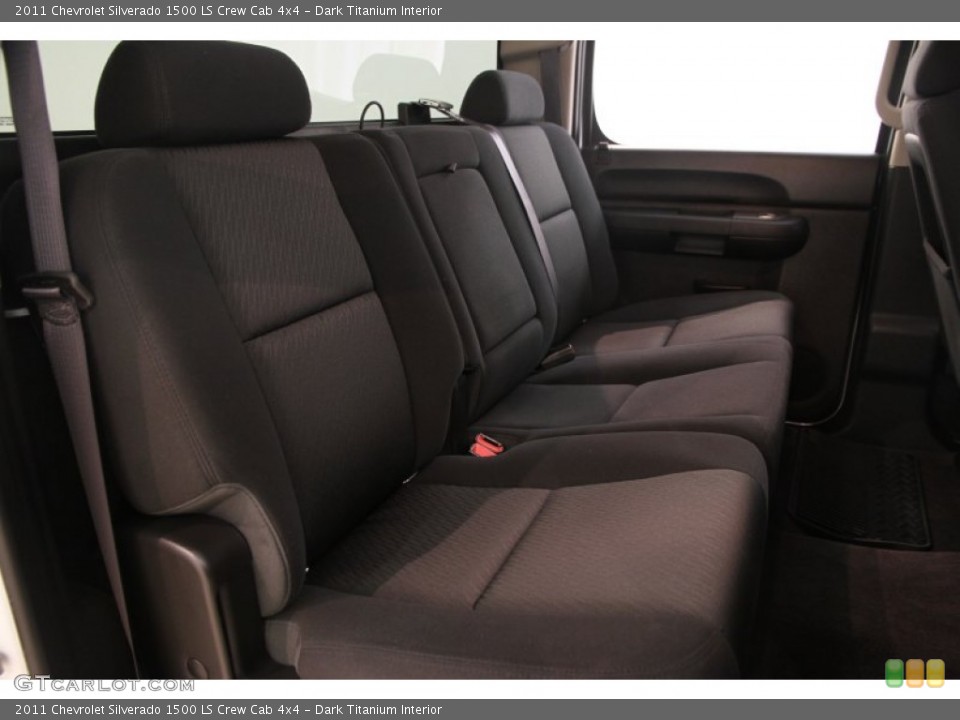 Dark Titanium Interior Rear Seat for the 2011 Chevrolet Silverado 1500 LS Crew Cab 4x4 #108065755