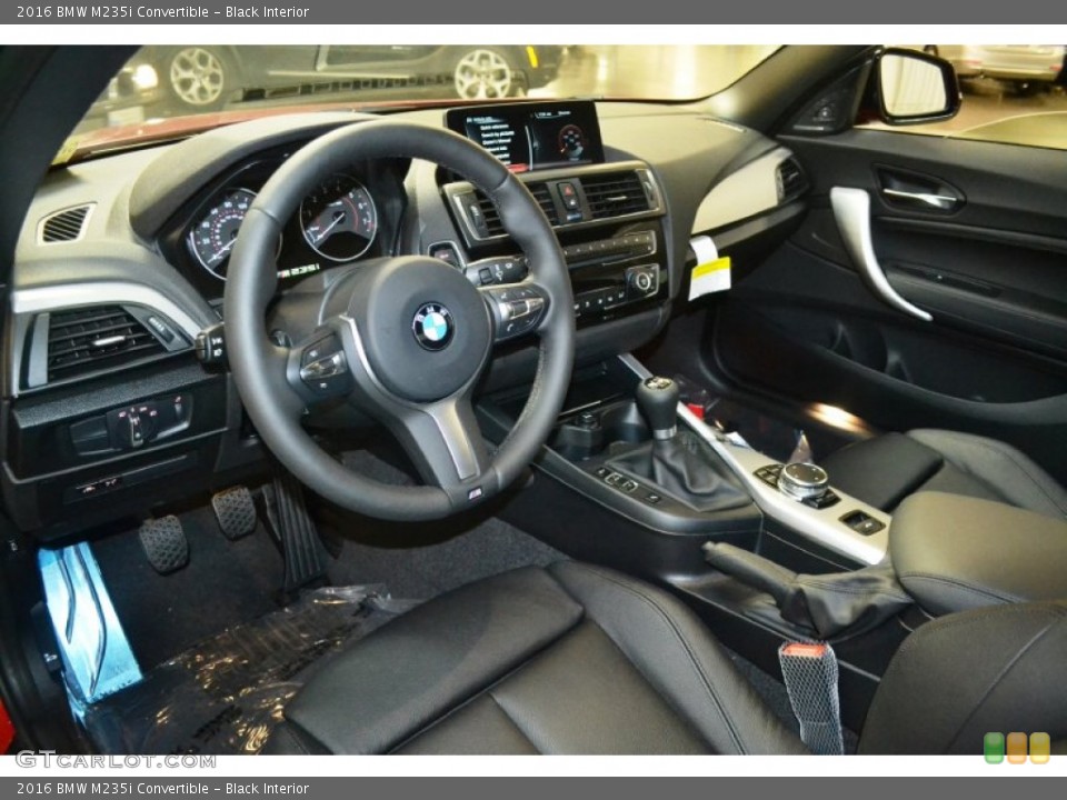 Black Interior Prime Interior for the 2016 BMW M235i Convertible #108066427