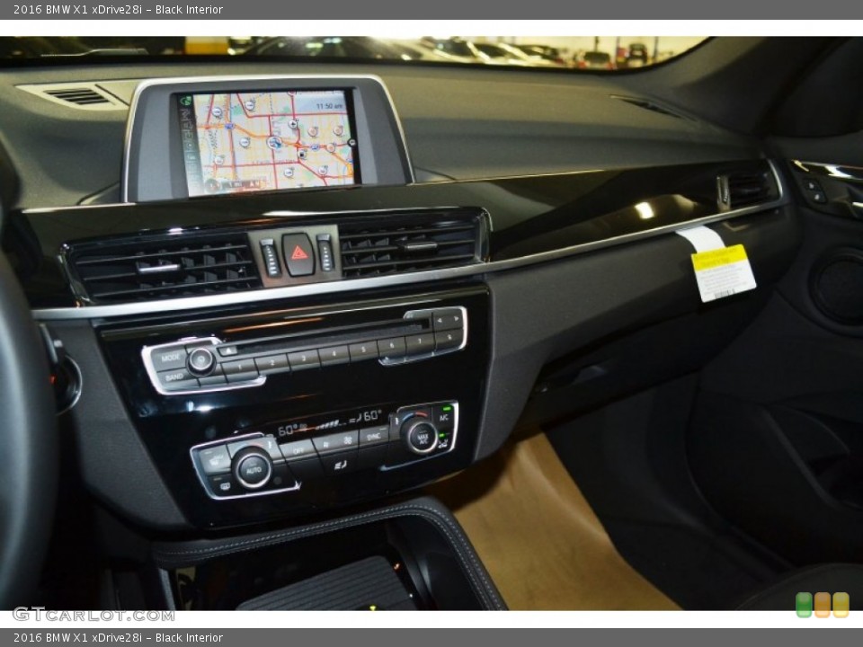Black Interior Navigation for the 2016 BMW X1 xDrive28i #108066850