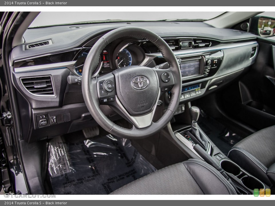 Black Interior Prime Interior for the 2014 Toyota Corolla S #108071632