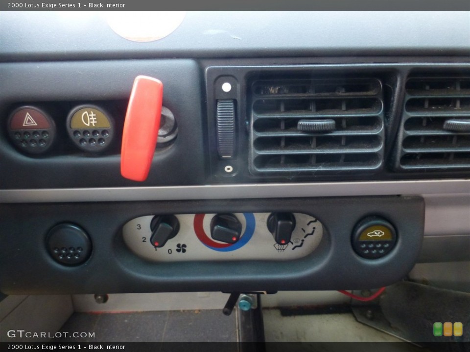 Black Interior Controls for the 2000 Lotus Exige Series 1 #108076963