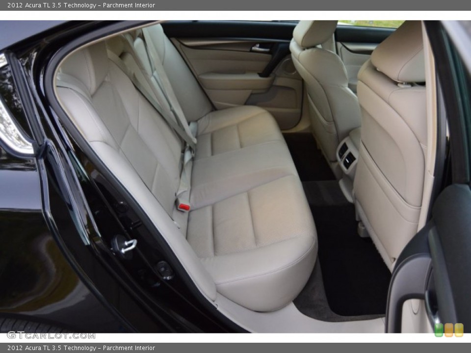 Parchment Interior Rear Seat for the 2012 Acura TL 3.5 Technology #108077254