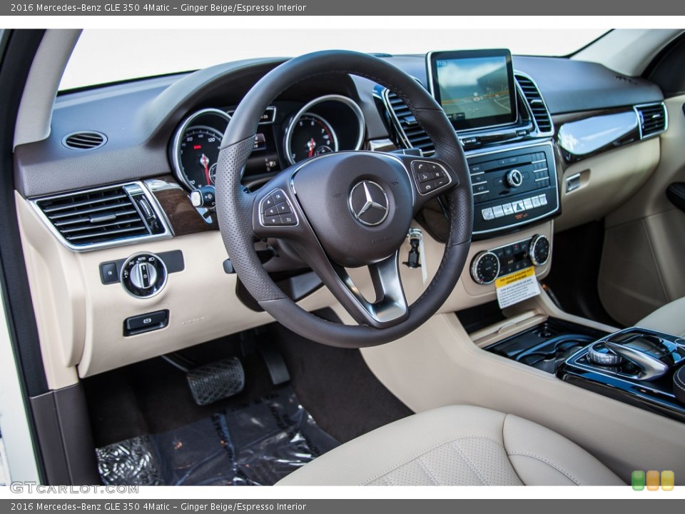 Ginger Beige/Espresso 2016 Mercedes-Benz GLE Interiors